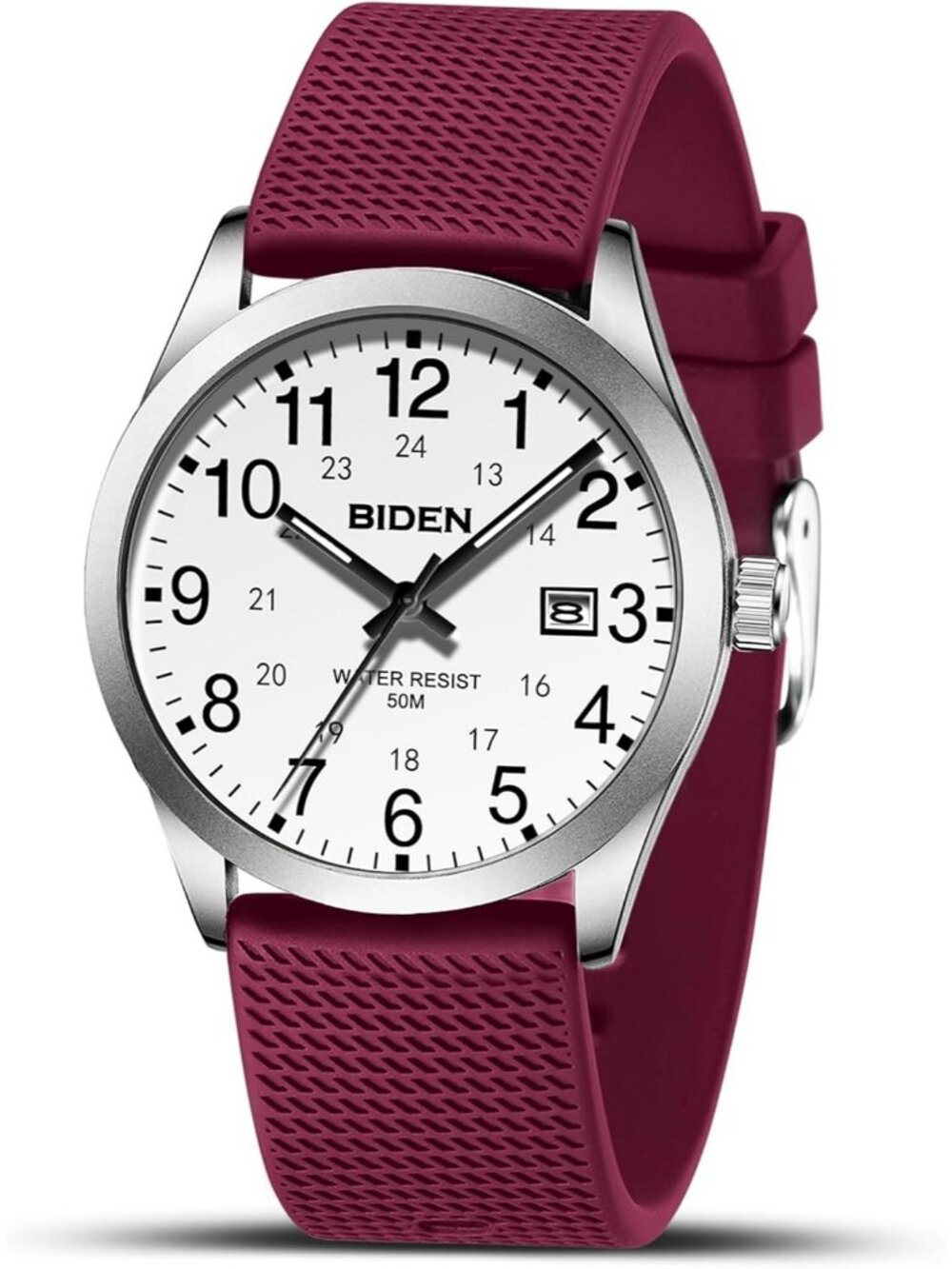 Men's Purple Analog Quartz Unisex Medical Professionals Waterproof Nurse Watch